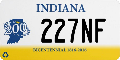 IN license plate 227NF