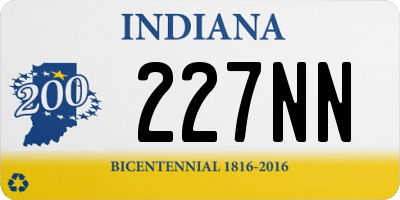 IN license plate 227NN