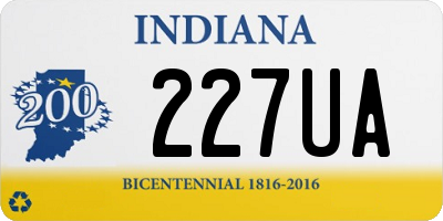 IN license plate 227UA