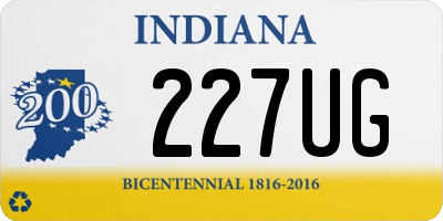 IN license plate 227UG