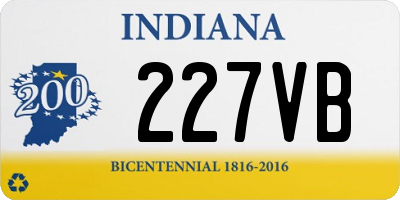 IN license plate 227VB