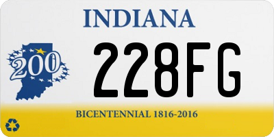 IN license plate 228FG