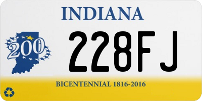 IN license plate 228FJ