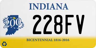 IN license plate 228FV