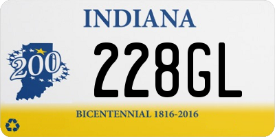 IN license plate 228GL