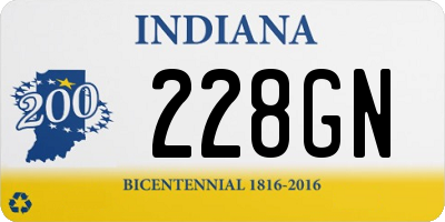 IN license plate 228GN