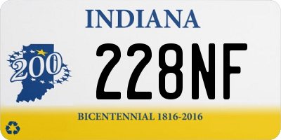 IN license plate 228NF