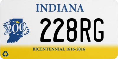 IN license plate 228RG