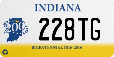 IN license plate 228TG