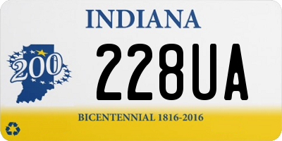 IN license plate 228UA