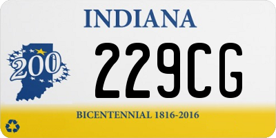 IN license plate 229CG