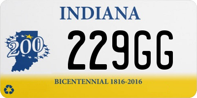 IN license plate 229GG