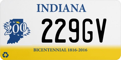 IN license plate 229GV