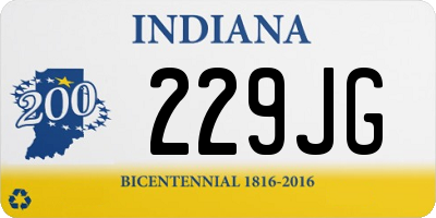 IN license plate 229JG