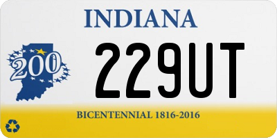 IN license plate 229UT