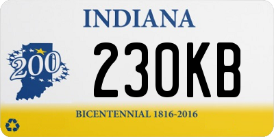 IN license plate 230KB