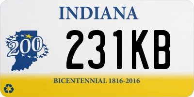 IN license plate 231KB