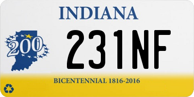 IN license plate 231NF