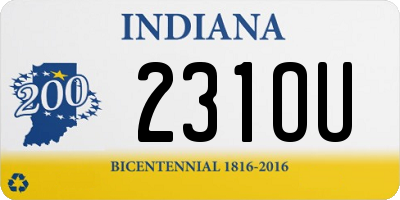 IN license plate 231OU