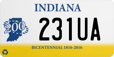 IN license plate 231UA