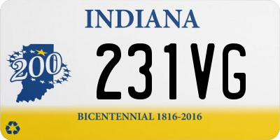 IN license plate 231VG