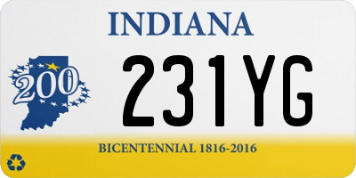 IN license plate 231YG