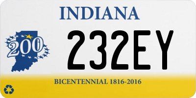 IN license plate 232EY