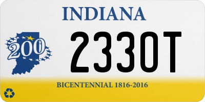 IN license plate 233OT