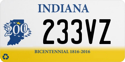 IN license plate 233VZ