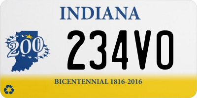 IN license plate 234VO