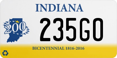 IN license plate 235GO