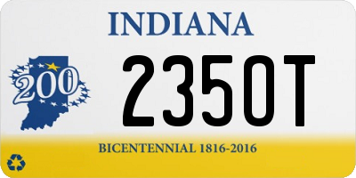 IN license plate 235OT