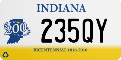 IN license plate 235QY