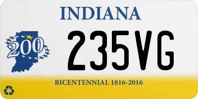 IN license plate 235VG