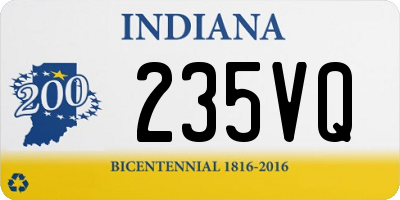 IN license plate 235VQ