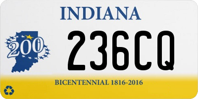 IN license plate 236CQ