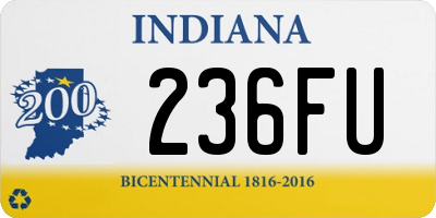 IN license plate 236FU