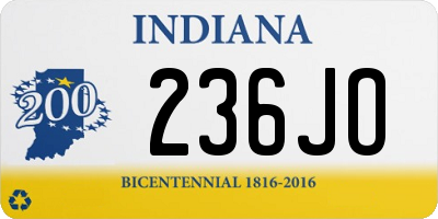 IN license plate 236JO