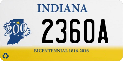 IN license plate 236OA