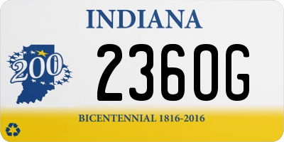 IN license plate 236OG