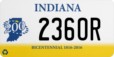 IN license plate 236OR
