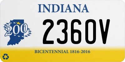 IN license plate 236OV