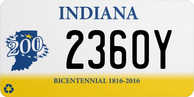 IN license plate 236OY