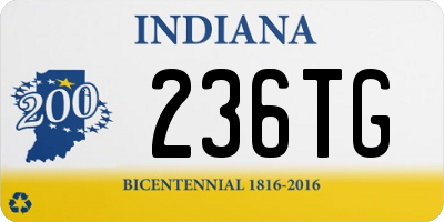 IN license plate 236TG