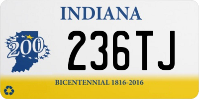 IN license plate 236TJ