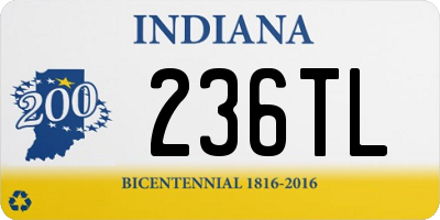 IN license plate 236TL