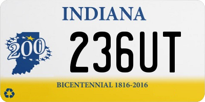 IN license plate 236UT