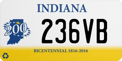 IN license plate 236VB