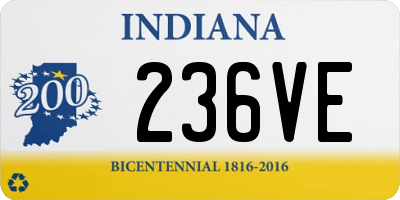 IN license plate 236VE