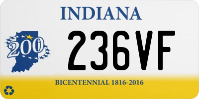 IN license plate 236VF